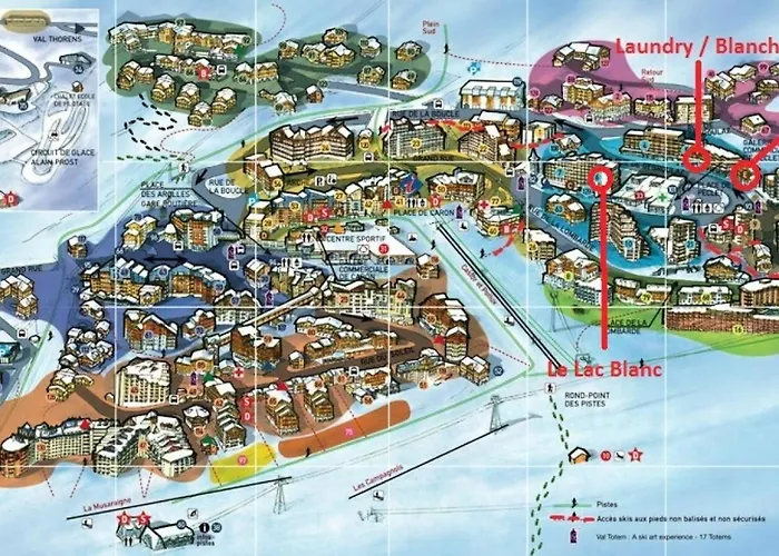 Blanc - Location: Pour 4 Dans Le Centre De La Station, Le Blanc Mae-9088 Val Thorens